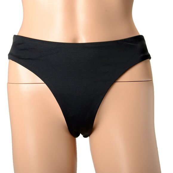 Hugo Boss Women's "Brazilian Pure" Black Swim Bikini Swimwear US XL IT 46 - Picture 1 of 4